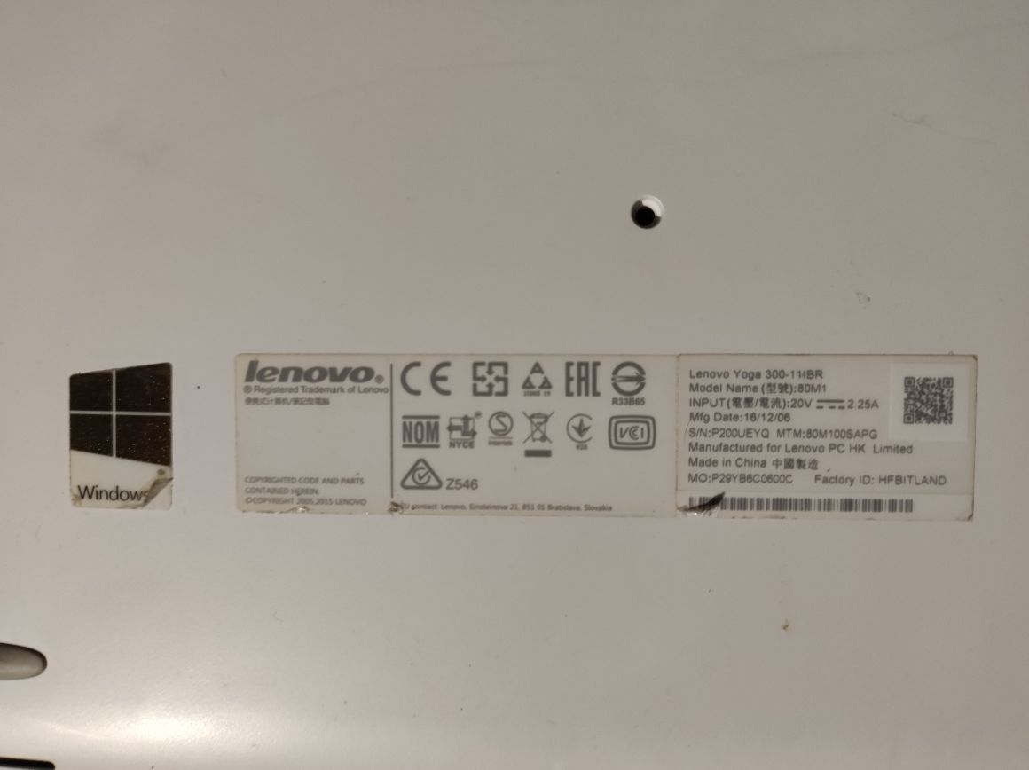 Laptop Lenovo Yoga
