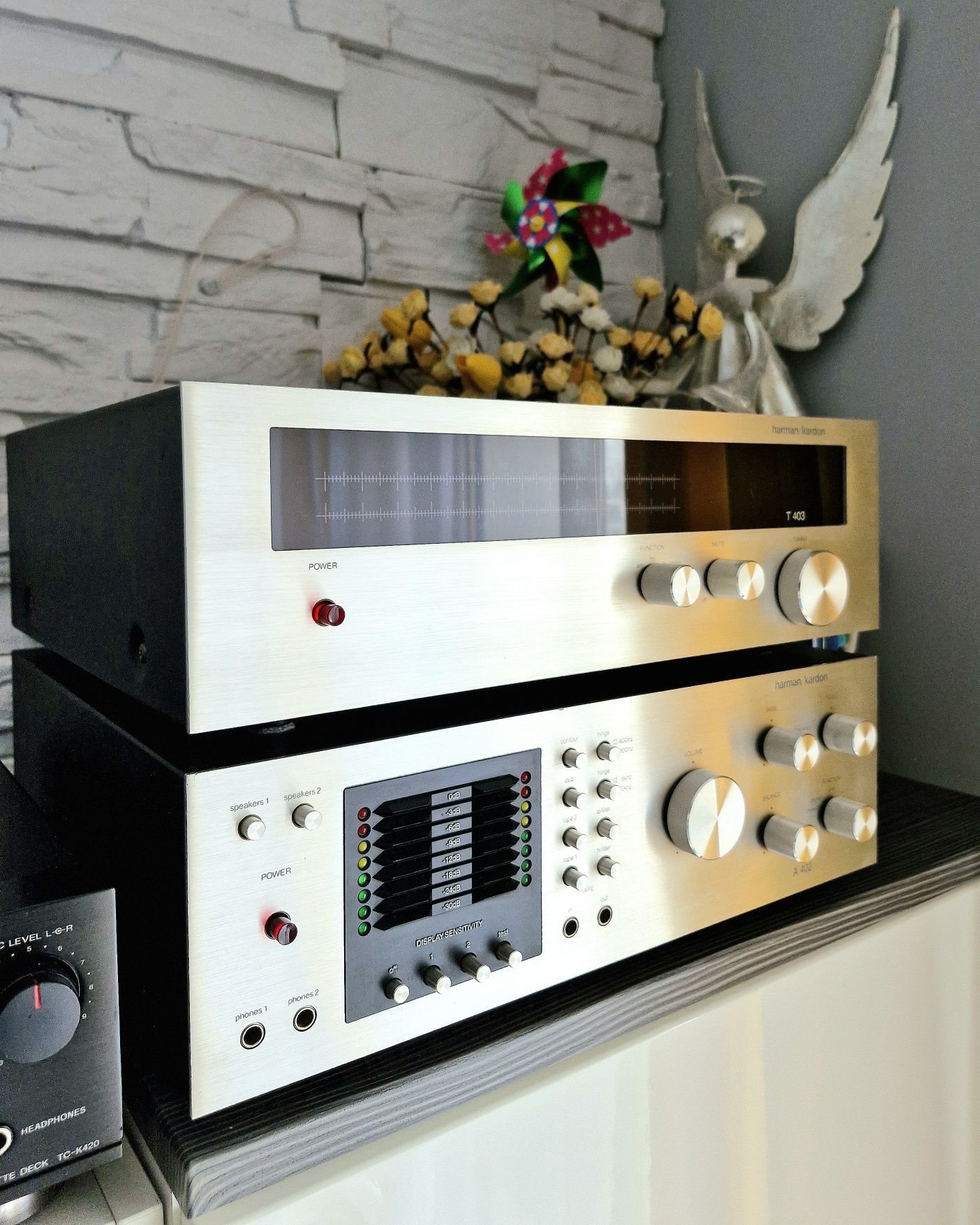 Harman Kardon A402 T403 zestaw audio wzmacniacz, tuner