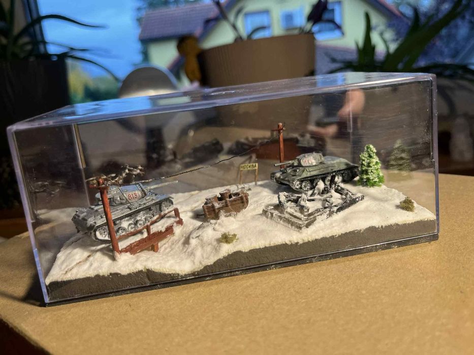 T-34 i Panzer 3 Diorama