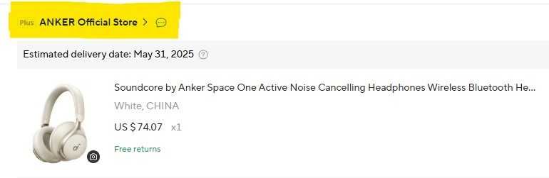 Anker Soundcore Space One Bluetooth навушники з активним шумодавом