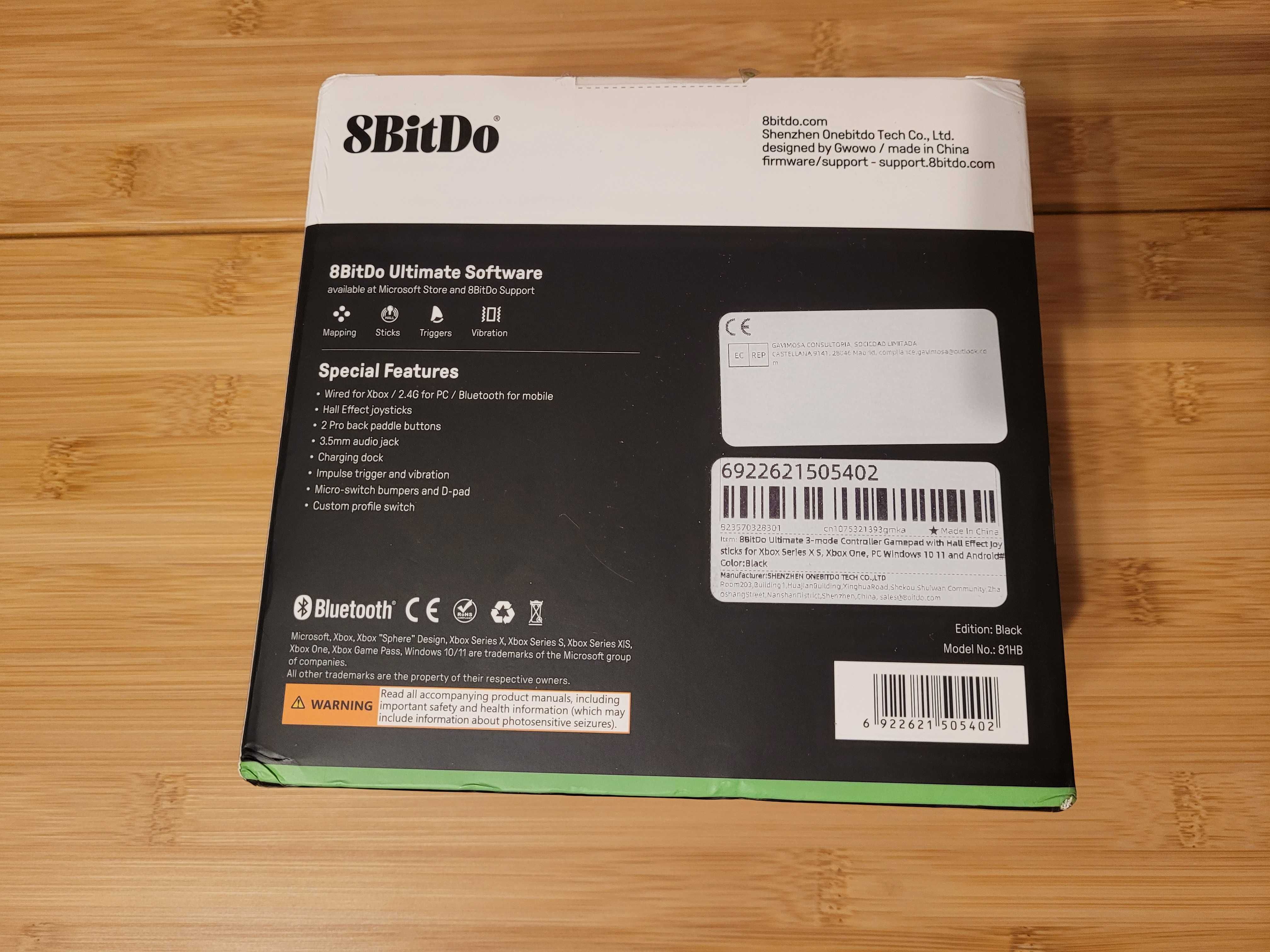 Pad 8BitDo Ultimate 3-mode Controller Xbox Black + Game Pass 1 Miesiąc