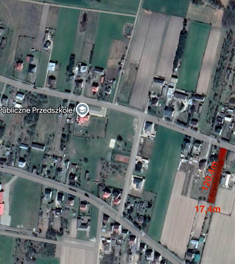 DZIAŁKA BUDOWLANA – 2096 m² – Łazy k. Łukowa