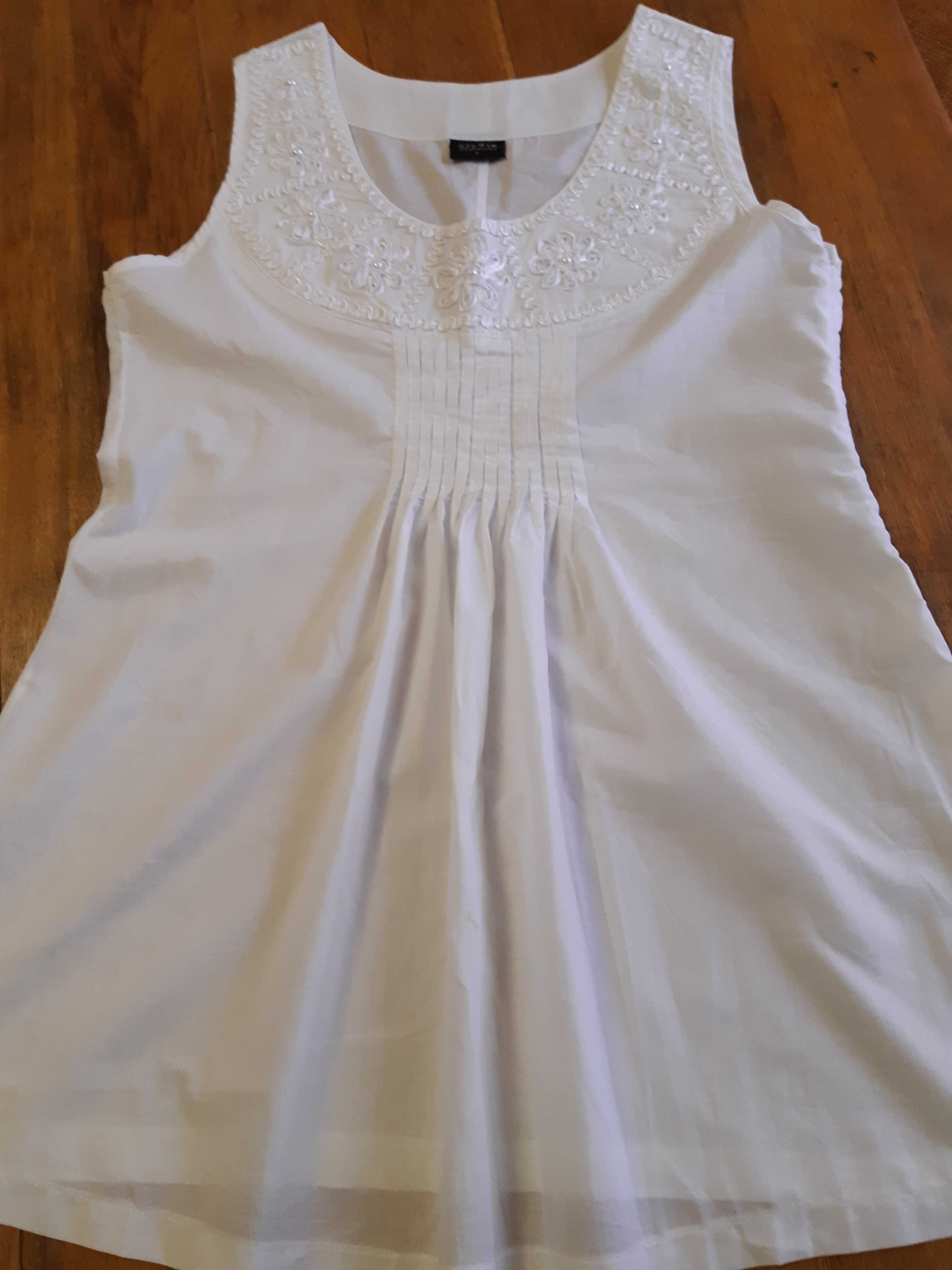 Блуза-туника белая, новая, размер L