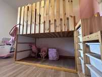 Łóżko piętrowe Ikea Kura