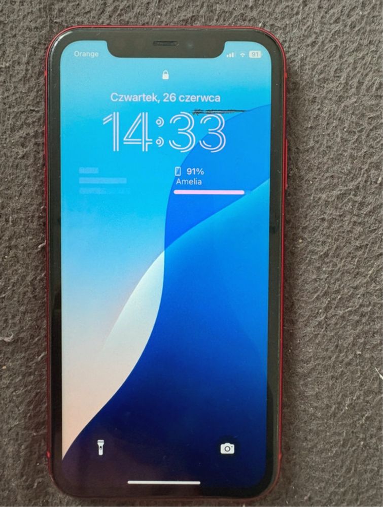 Iphone 11 color red uzywany