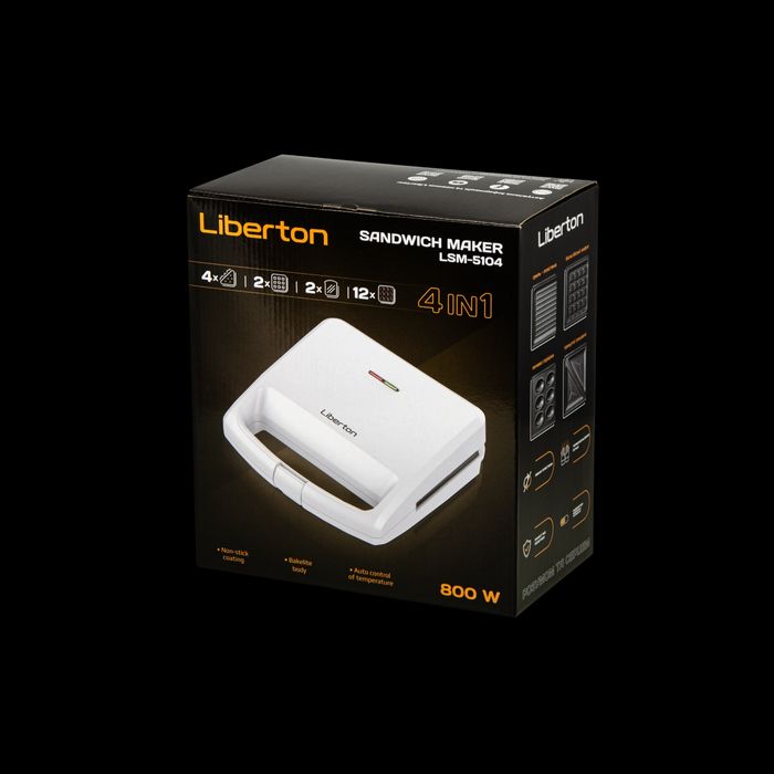 Мультипекарь.Сендвічниця, гриль, горішки, бельгійські вафлі. Liberton