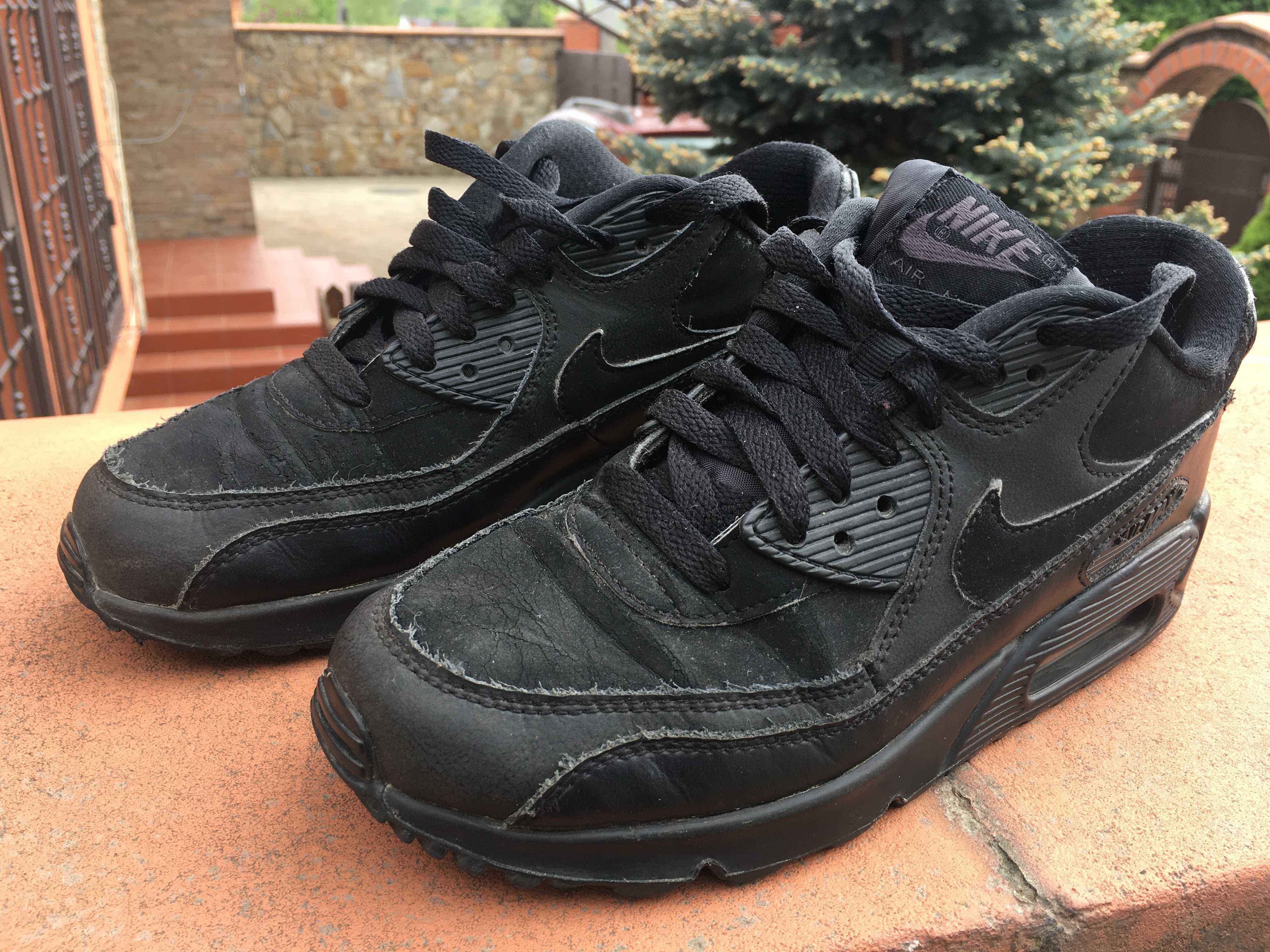 кросівки  Nike Air Max 90 GS 'Black Grey'