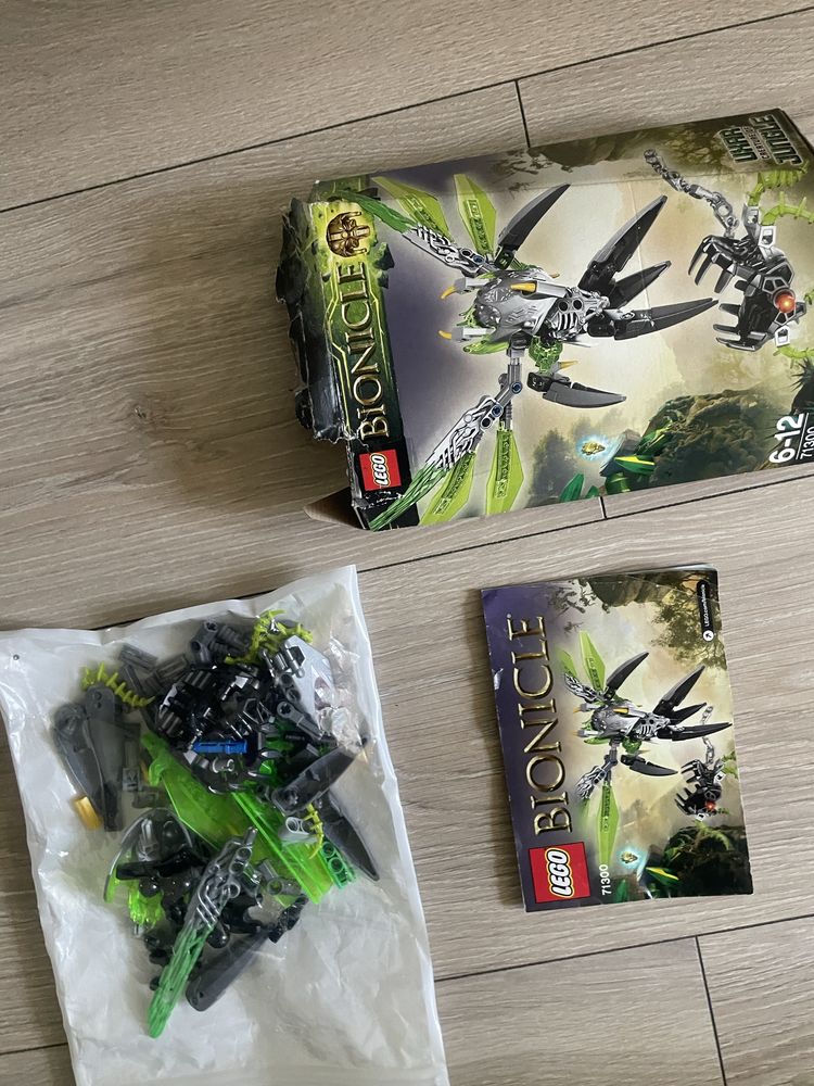 Lego bionicle 71300 plus instrukcja i pudelko