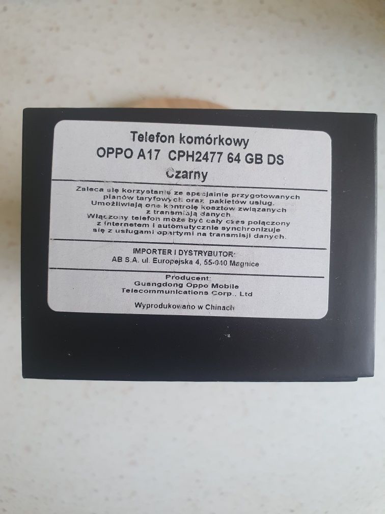 Smartfon Oppo A17