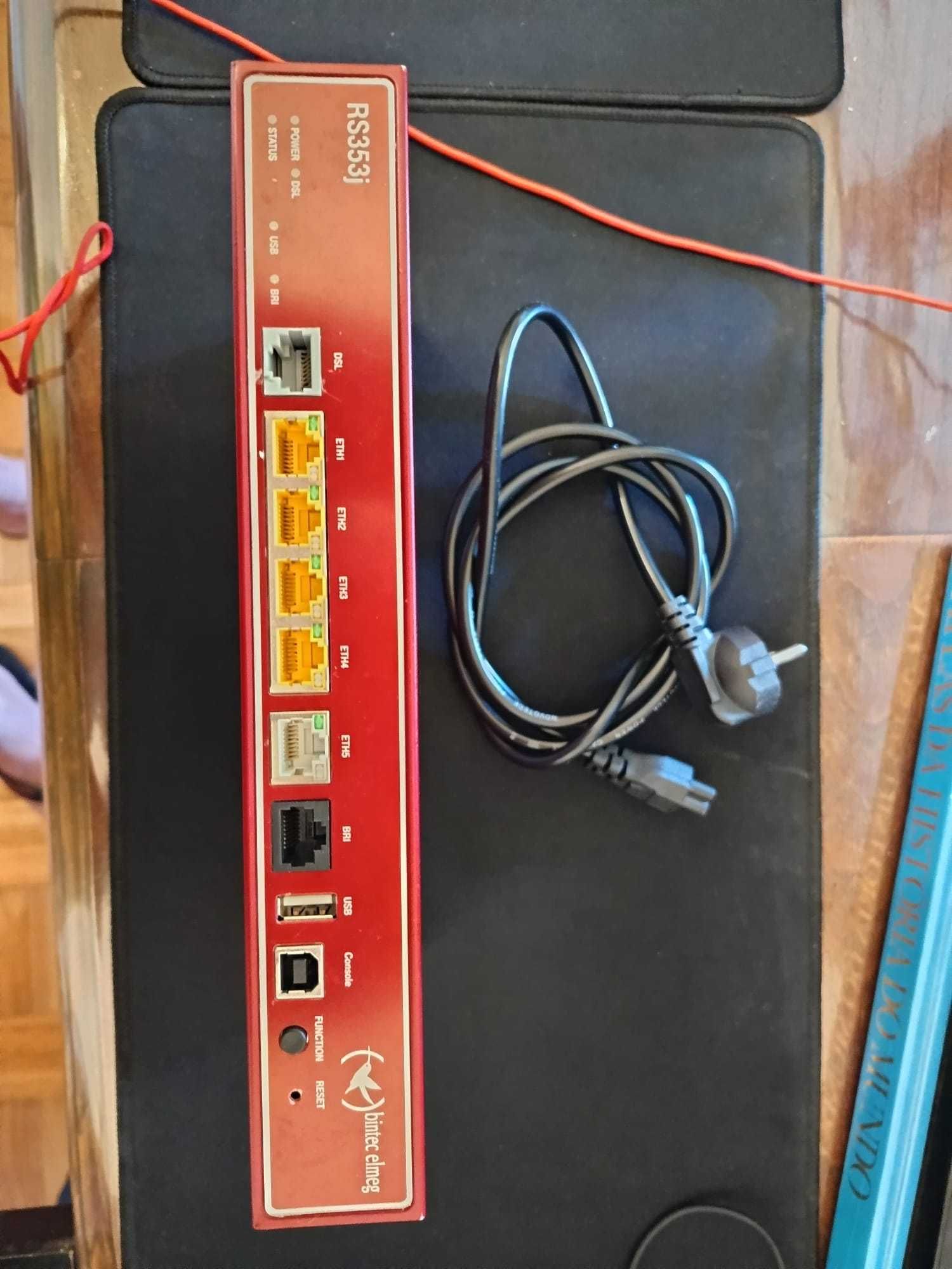 Roteador Profissional BinTec RS353j - VPN, VDSL2/ADSL