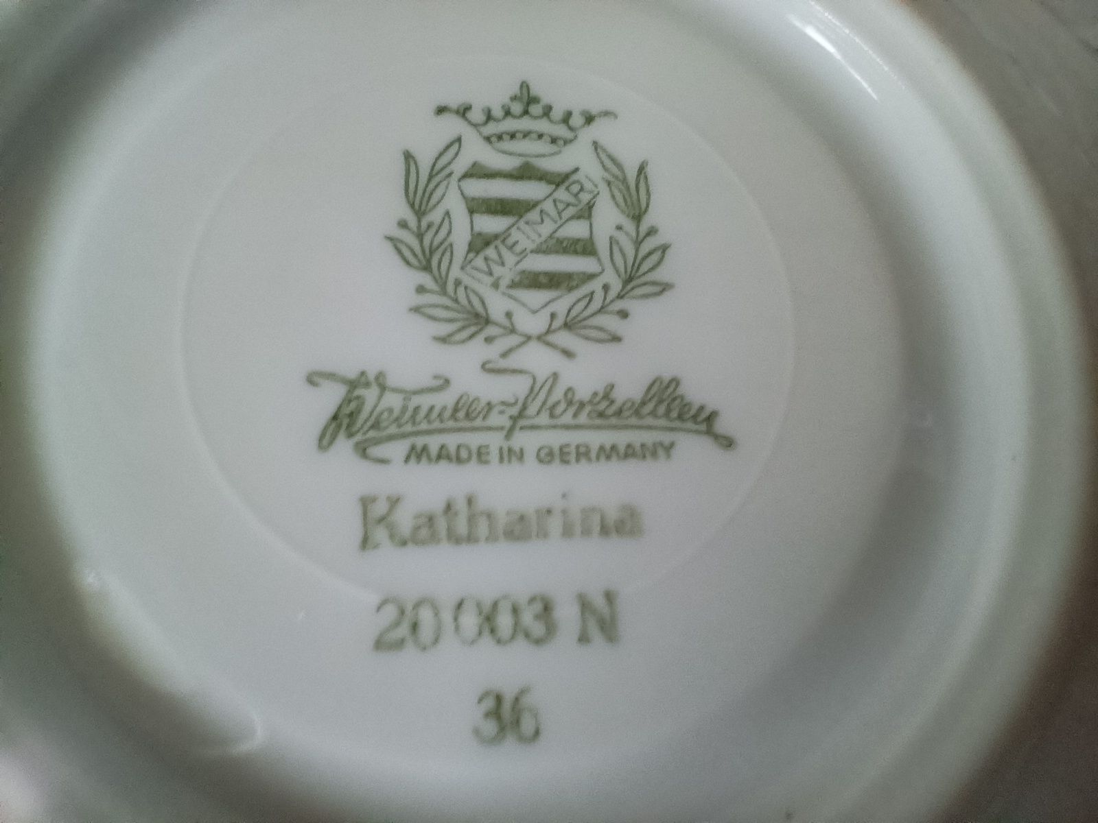 Piękny zestaw porcelanowy Weimar Katharina