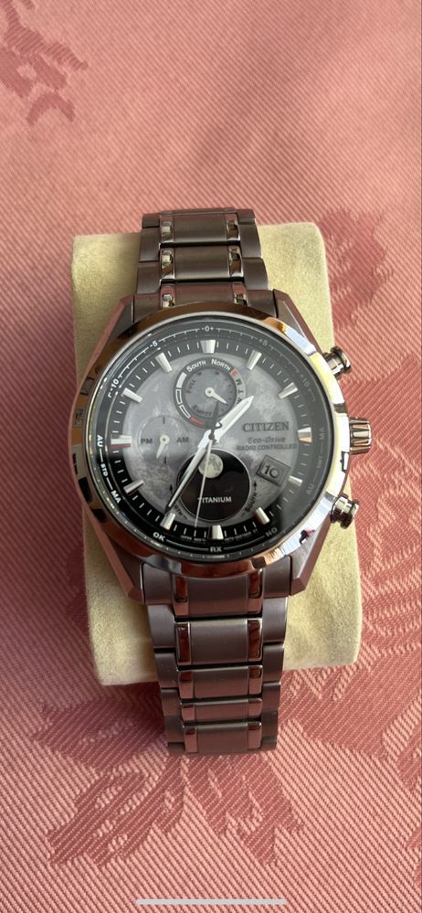 Citizen Tsuki Yomi Radio Controlled Titanium Moonphase