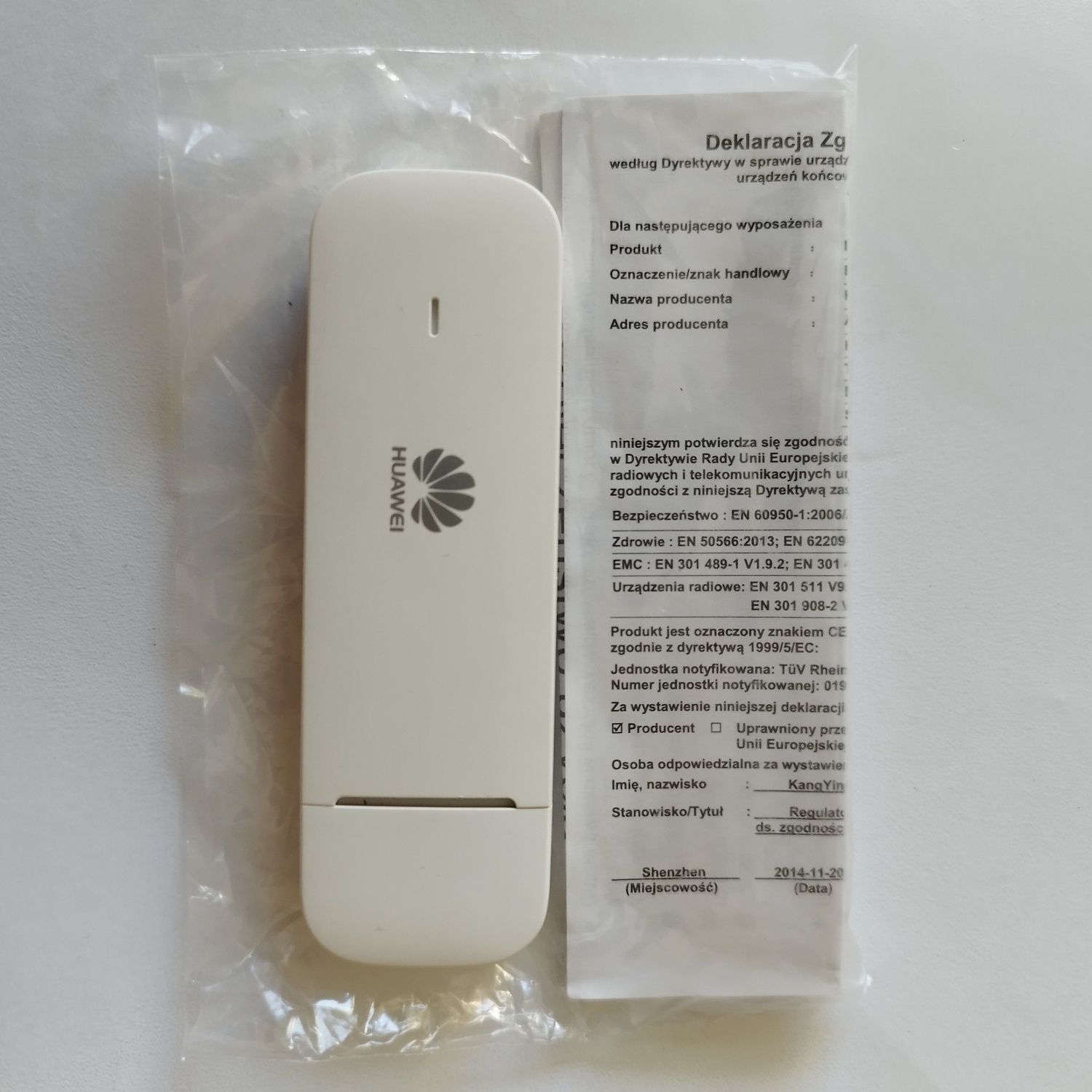 Router LTE USB Stick HUAWEI E3372 paluch modem

Upaluch modem