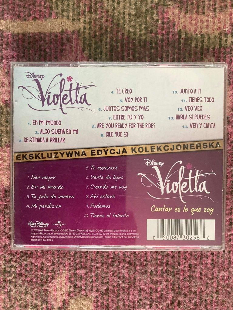 Cantar es lo que soy ekskluzywna kolekcja 2 CD Violetta