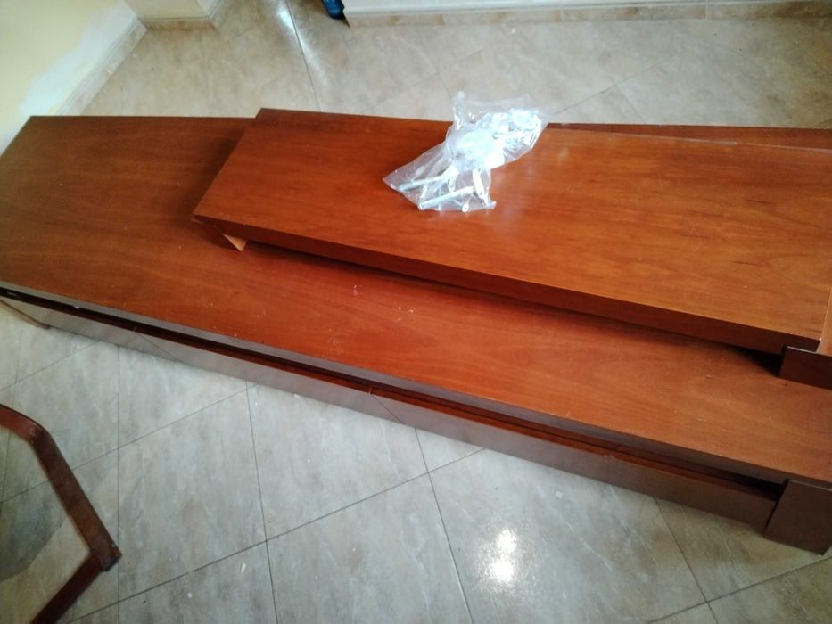 Movél TV + Prateleira em cerejeira