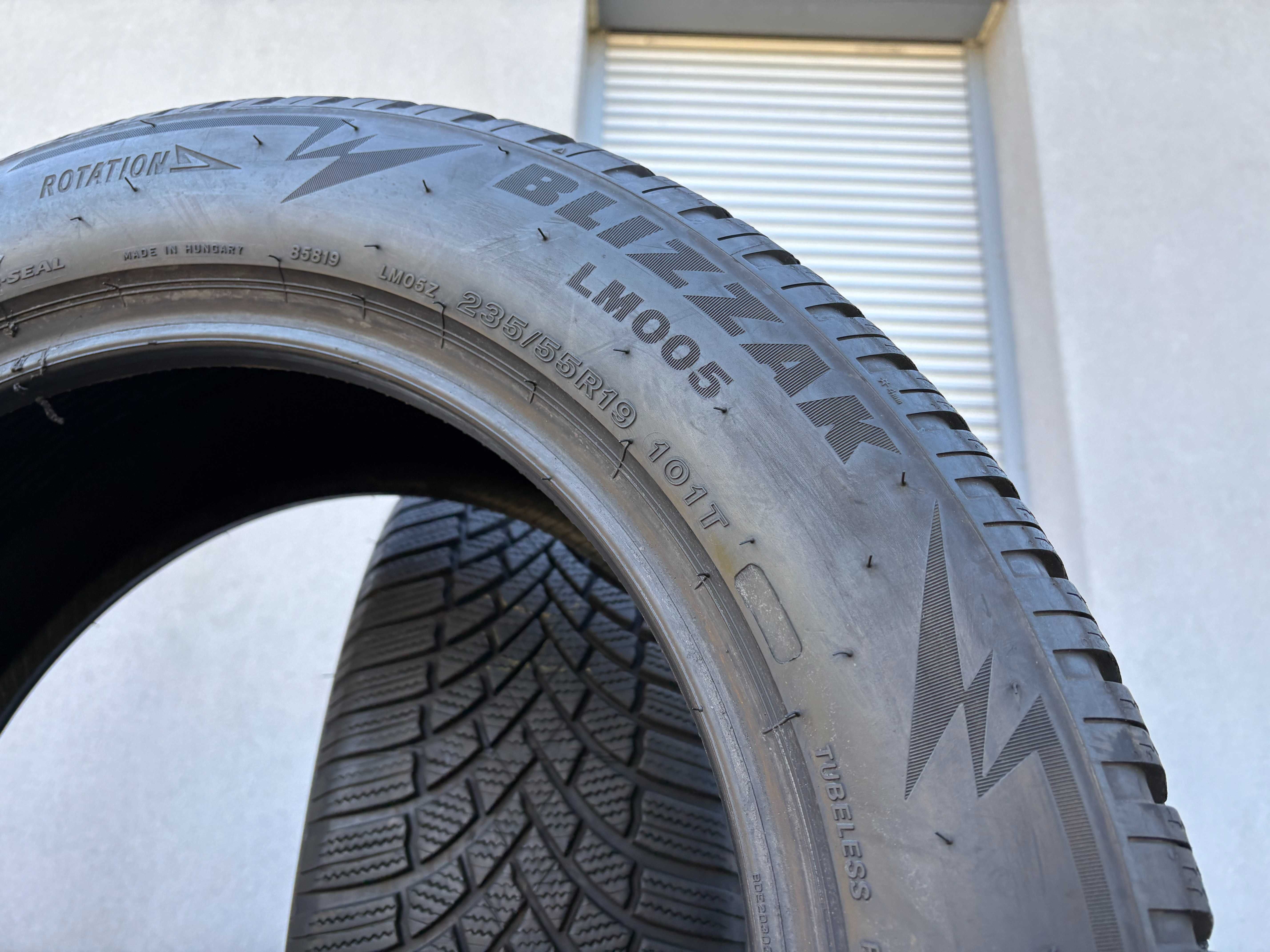 2szt zimowe 235/55R19 Bridgestone 7,4-6,8mm 2022r z118 Gwarancja