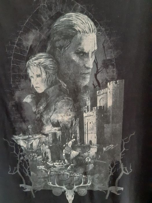 Nowa czarna bluza męska Wiedźmin Medicine The Witcher Kaer Morhen M L