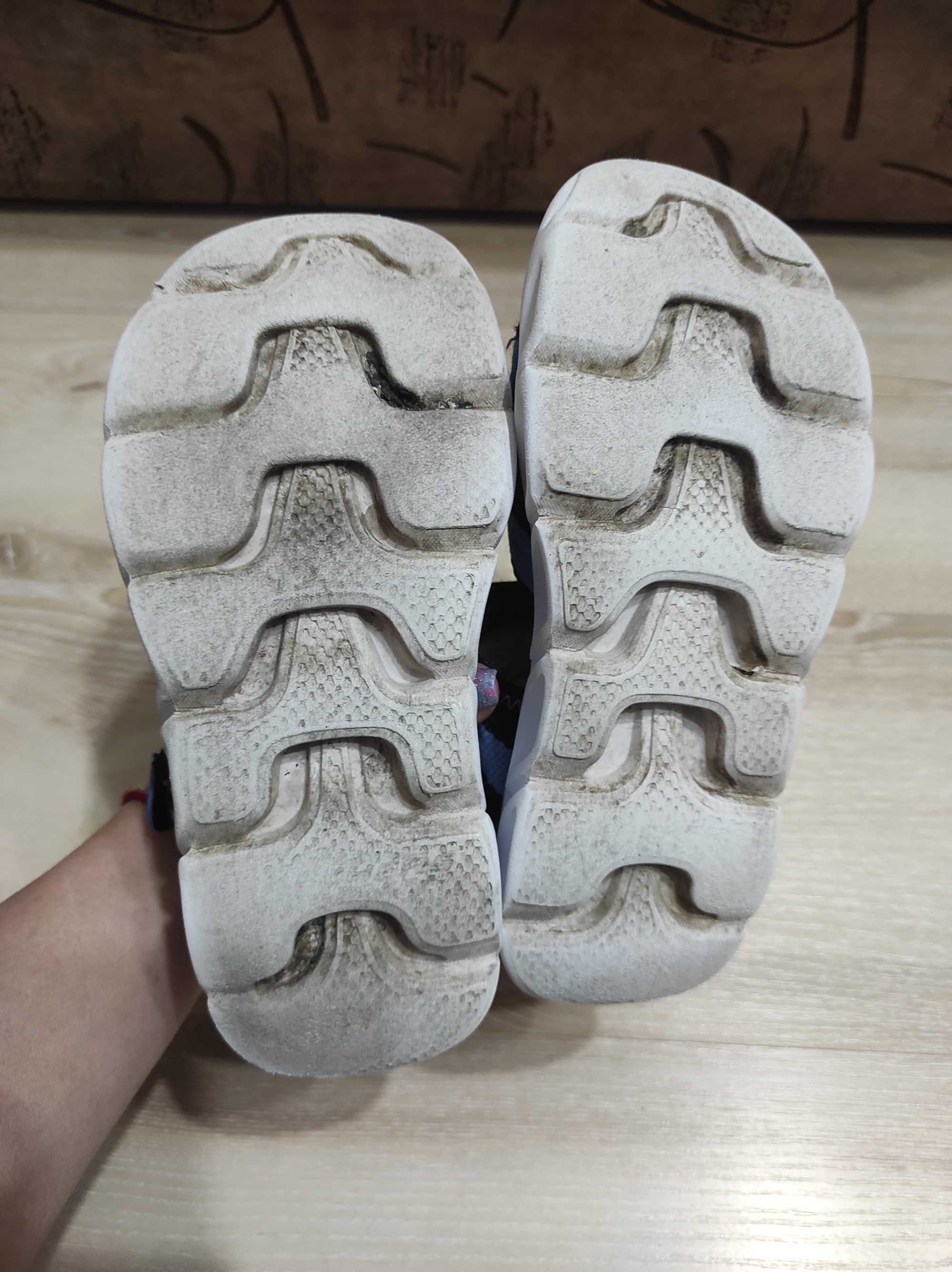 Светящиеся текстильные сандалии босоножки Skechers на 19,5-20 см