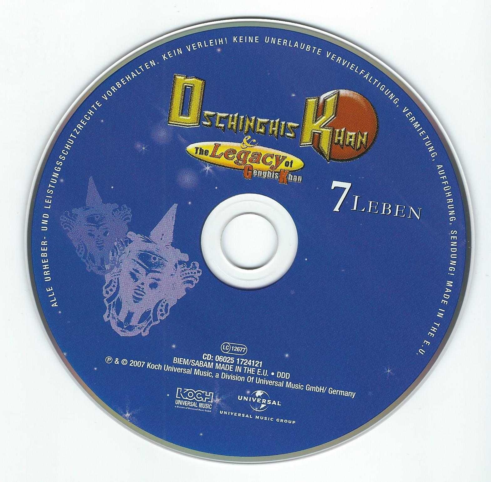 CD Dschinghis Khan - 7 Leben (2007)