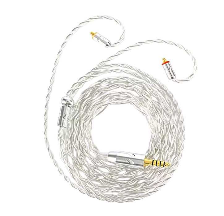 Кабель для навушників ivipQ YIN Mei 6N. 2PIN / MMCX. Штекери 4,4 / 3,5