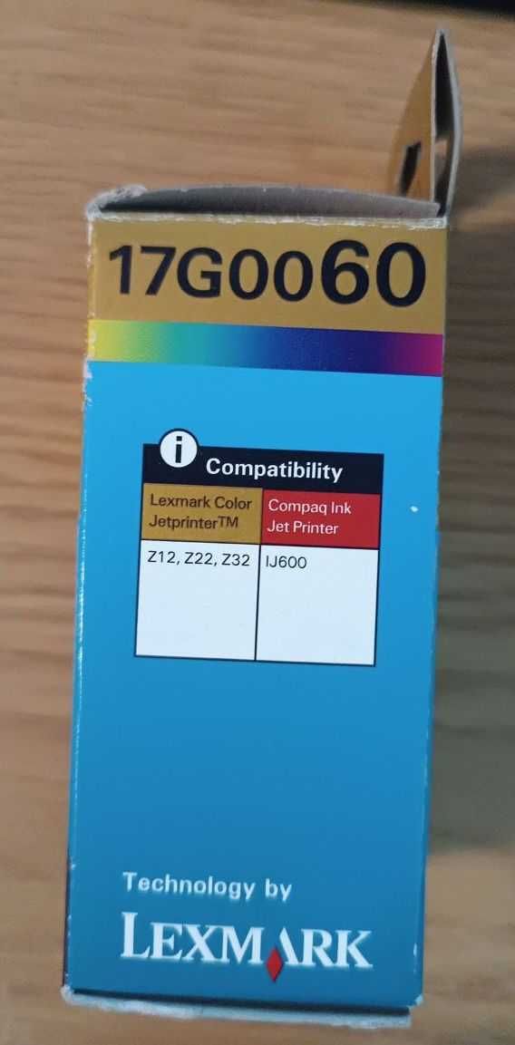 Цветной новый картридж для принтера Lexmark 17G0060