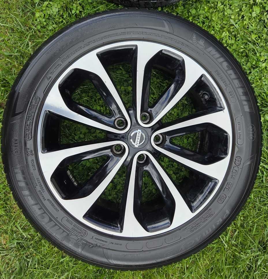 Koła, opony, komplet, alufelgi, felgi aluminiowe 18' Nissan Qashqai