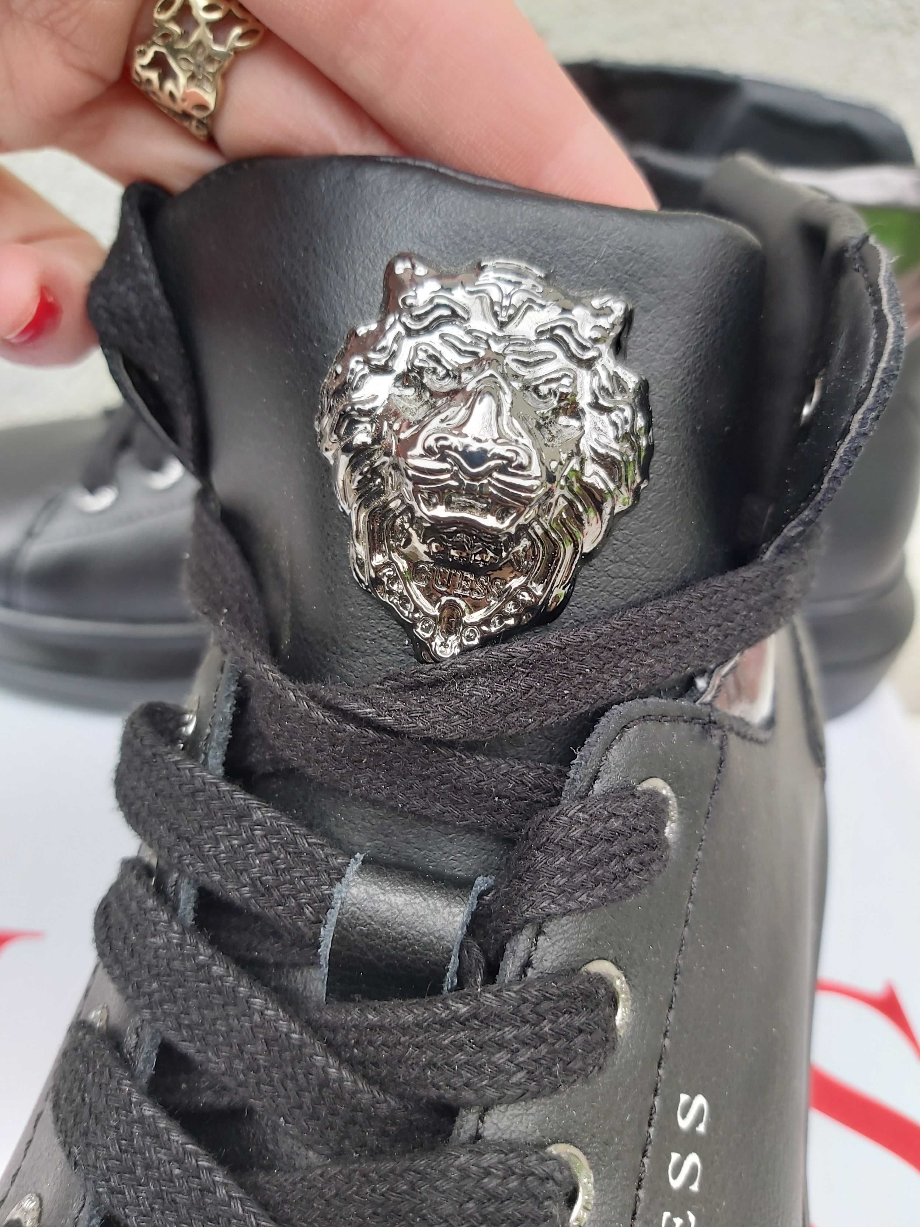 Nowe sneakersy GUESS czarne pólbuty 42 a289 buty męskie