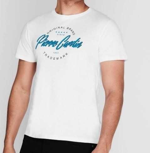 PIERRE CARDIN Paris T-Shirt rozmiar L biała