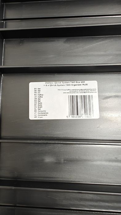 Qbrick System Two Box 200 + 6x Organizer Multi