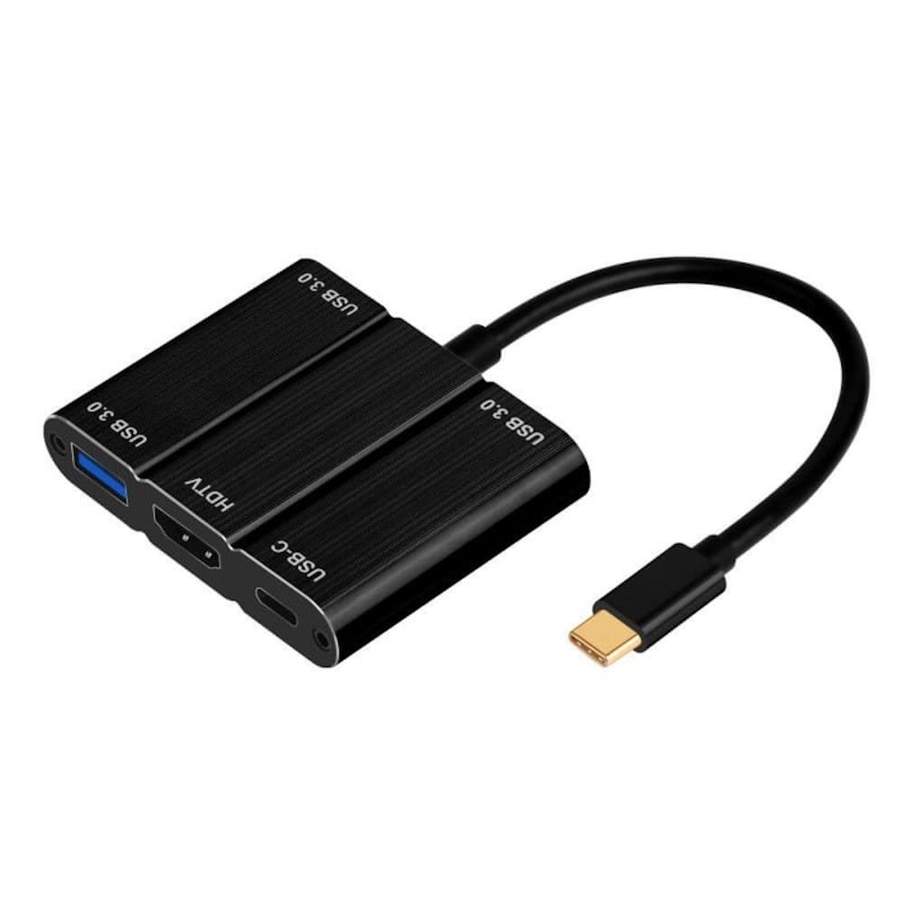 Stacja dokująca HUB USB-C typ 3.1 - 3x USB 3.0 HDMI 3.1 multiport OTG
