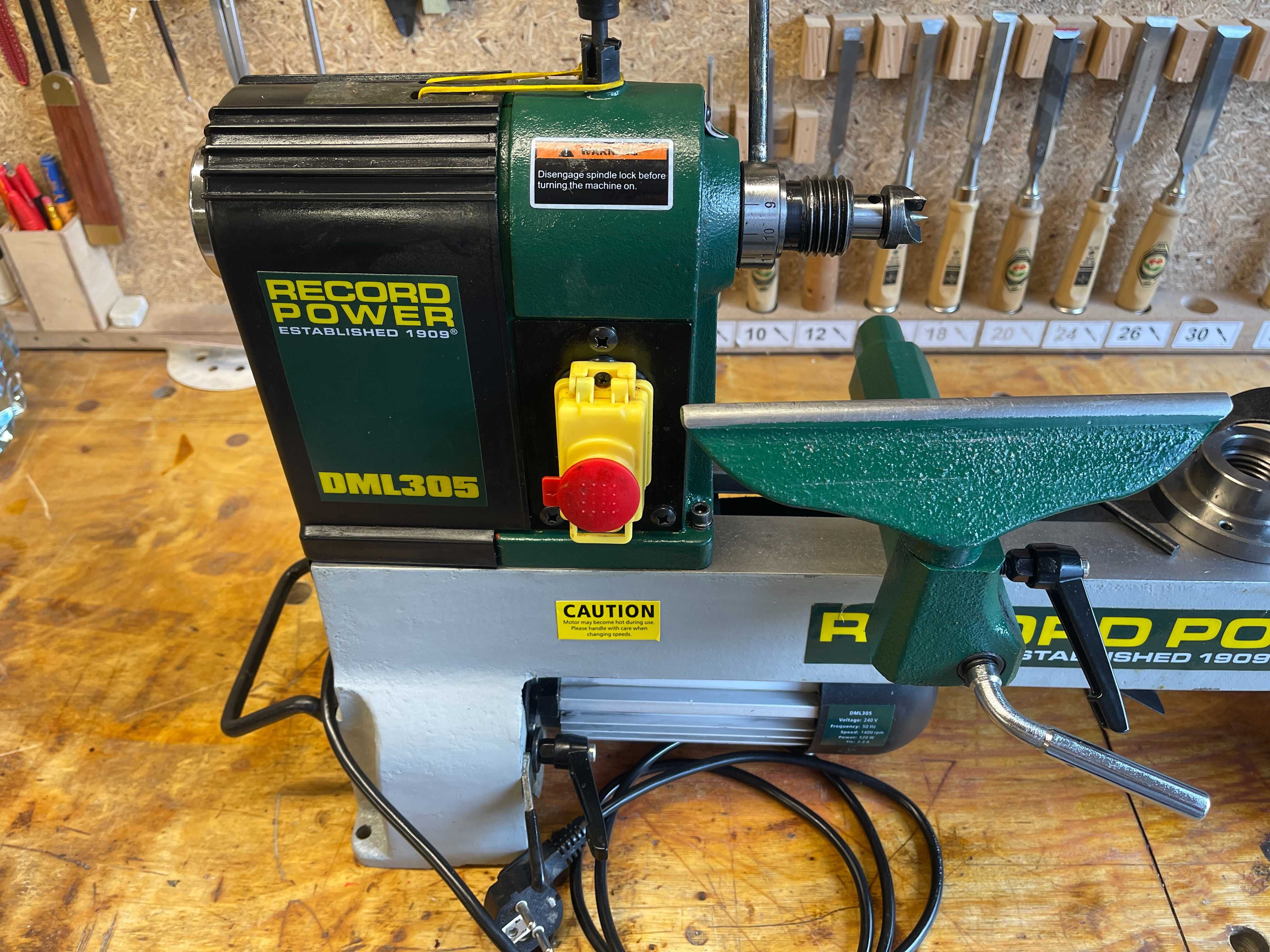 Tokarka Record Power DML305 z akcesoriami