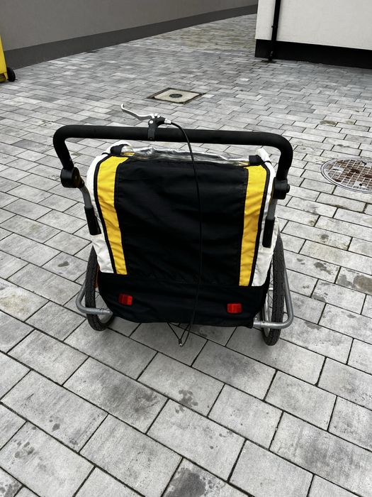 Riksza przyczepka do roweru dla dzieci