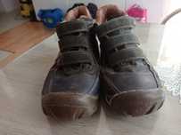 Buty męskie rozm 40, adidasy za kostkę, skóra, wodoodporne