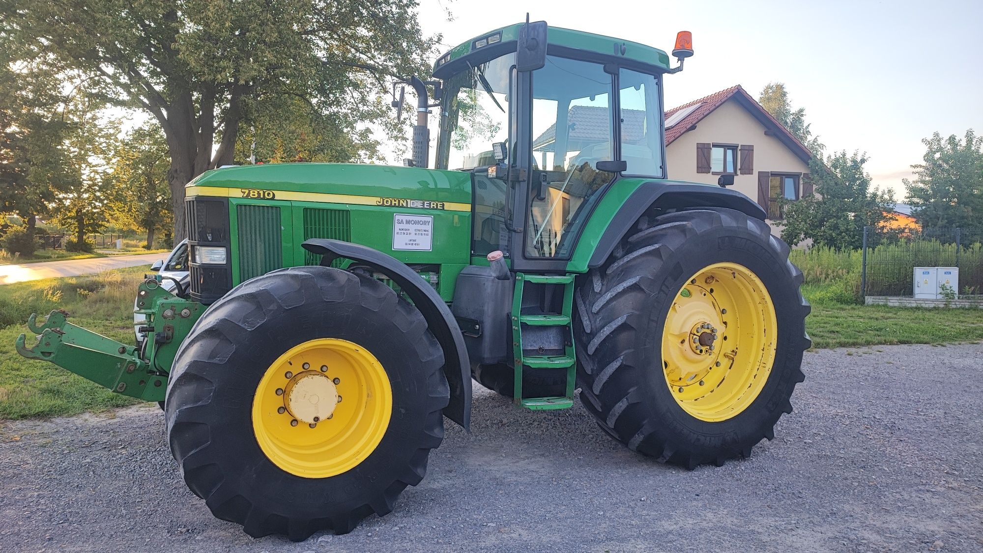 John Deere 7810 pneumatyka sprowadzony