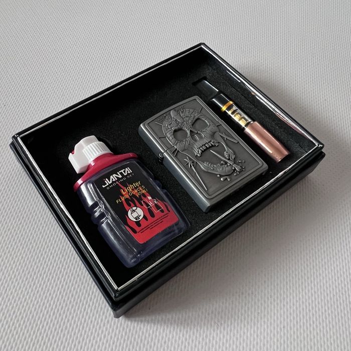 Бензинова запальничка K”antai GS5 зажигалка форма Zippo + бензин набор
