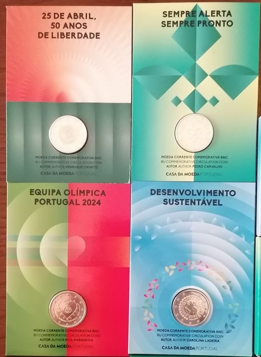 Moedas de Portugal Bnc