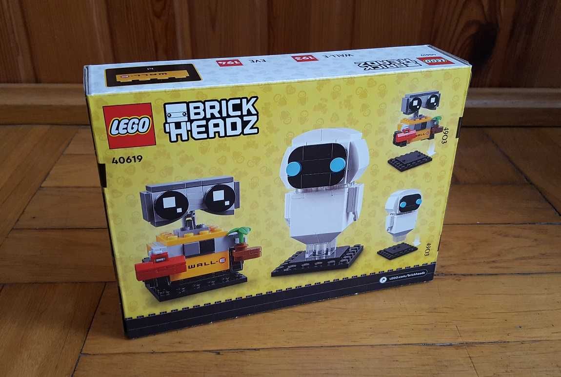 LEGO 40619 BrickHeadz - EWA i WALL-E NOWE Wrocław