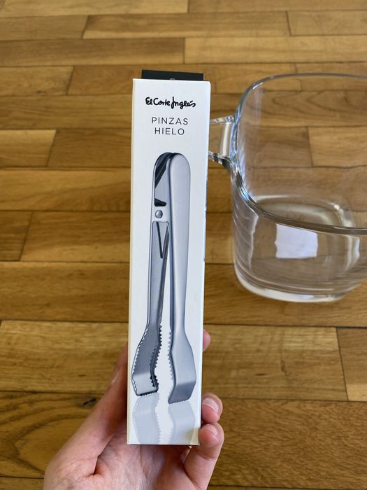 Taça gelo com pinça