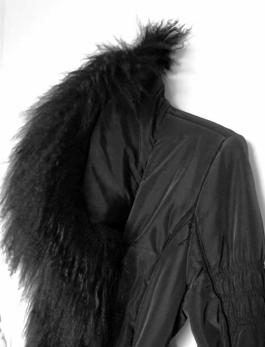 Zimowa kurtka z obszyciem z LAMY