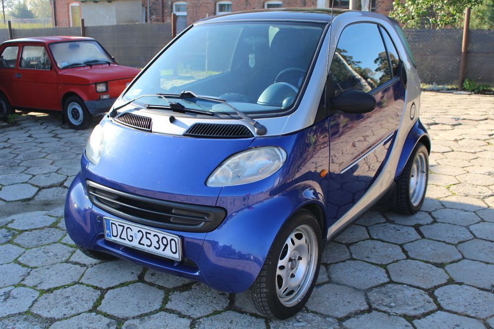Smart 0.8 CDI 2000r. Diesel, automat, panoramiczny dach, wspomaganie