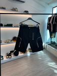 Шорти STONE ISLAND L0208 Shadow Project Zip Cargo Shorts Black SI0173-