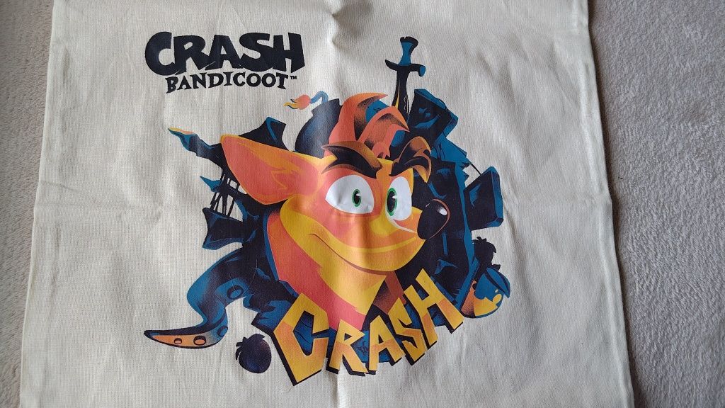 Crash Bandicoot - conjunto de artigos de merchandising oficial