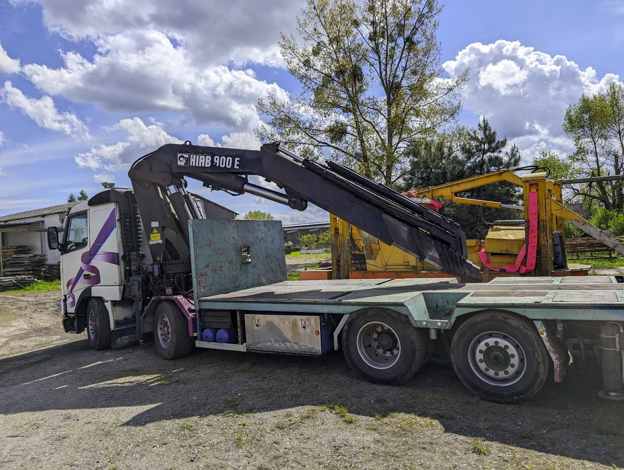 VOLVO FH12 6x2 EURO 4 + dźwig HIAB 900E-6 hds