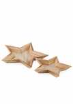 Home&You komplet 2 misy gwiazdy STARSY drewno wood NOWE