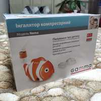 Інгалятор компресорний Gamma NEMO (Рибка Немо), небулайзер