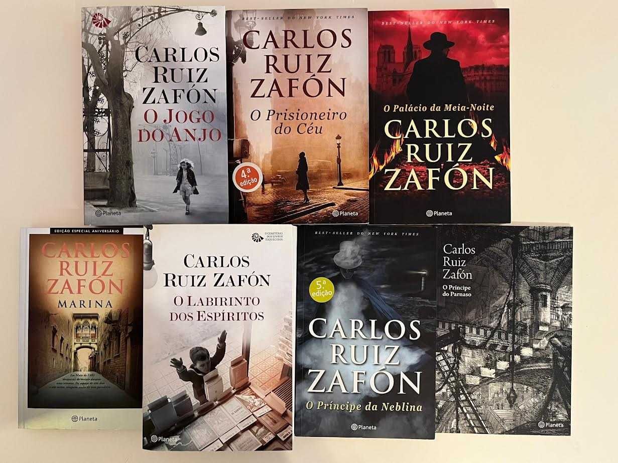 Carlos RUIZ ZAFÓN (Conjunto 7 Livros)