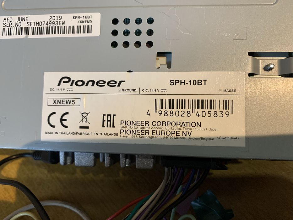 Vendo radio pioneer sph-10BT