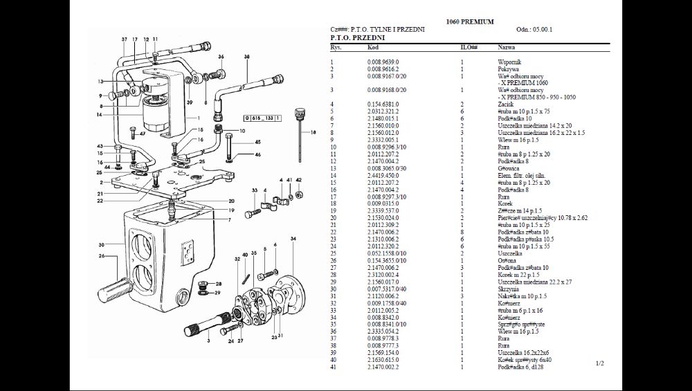 LAMBORGHINI 950, 1050, 1060 Premium Katalog części po Polsku!