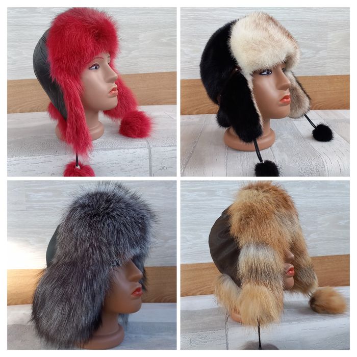 Капоры,платки,снуды,шапки-ушанки меховые женские