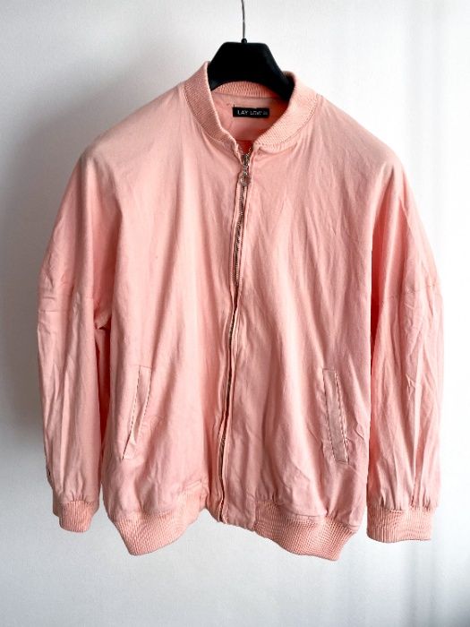 Jaqueta Bomber Rosa